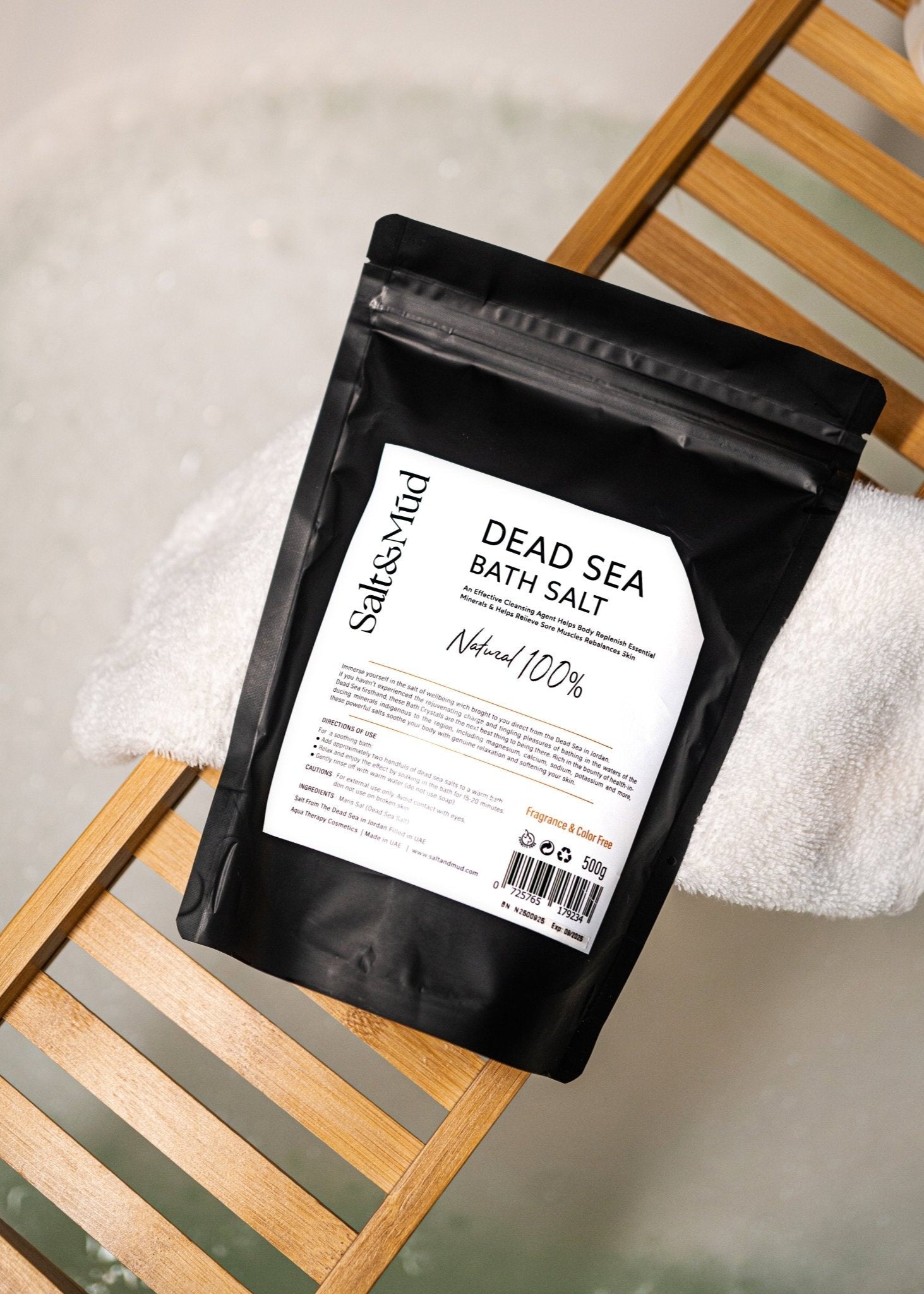 Dead Sea Bath Salt 500g - Salt And Mud