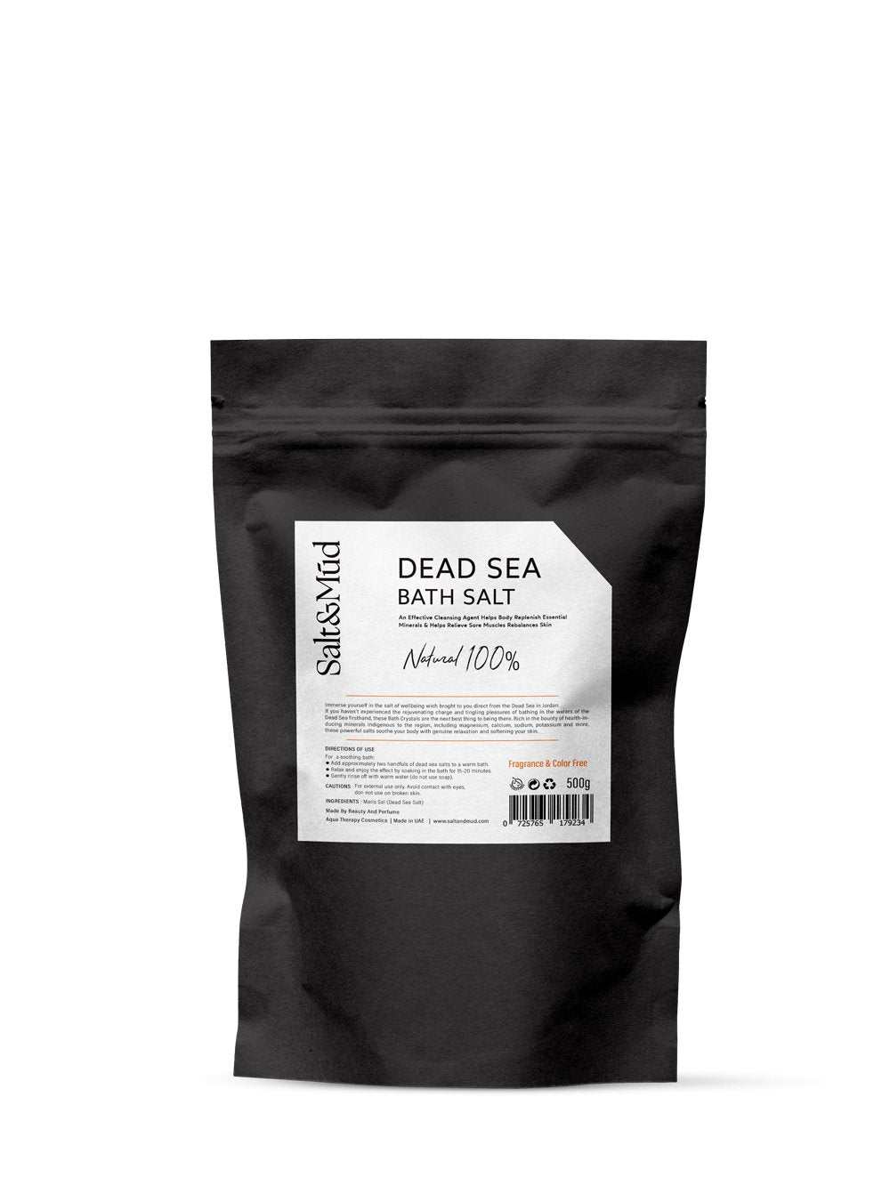 Dead Sea Bath Salt 500g - Salt And Mud
